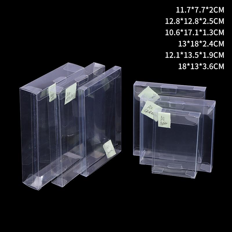 Transparent Cartridge Protective Case Cover For GB GBA GBC SNES N64 NES NGPC Switch Clear Protector Box