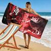 Individuelles Bayer Leverkusen Print Strandtuch, Großes Weiches Schnelltrocknendes Handtuch für Strand Camping Schwimmen