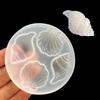 Creative Design Shell Conch Mirror Epoxy Silicone Abrasive Simulation Craft Ornament Chocolate Mold Kitchen Cake Baking Tool
