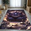 Gengar Pokemon Cartoon Ectoplasma Living Room Non-Slip Area Rug Soft Carpet for Bedroom Kids Playroom Sofa,Home Decor Doormat