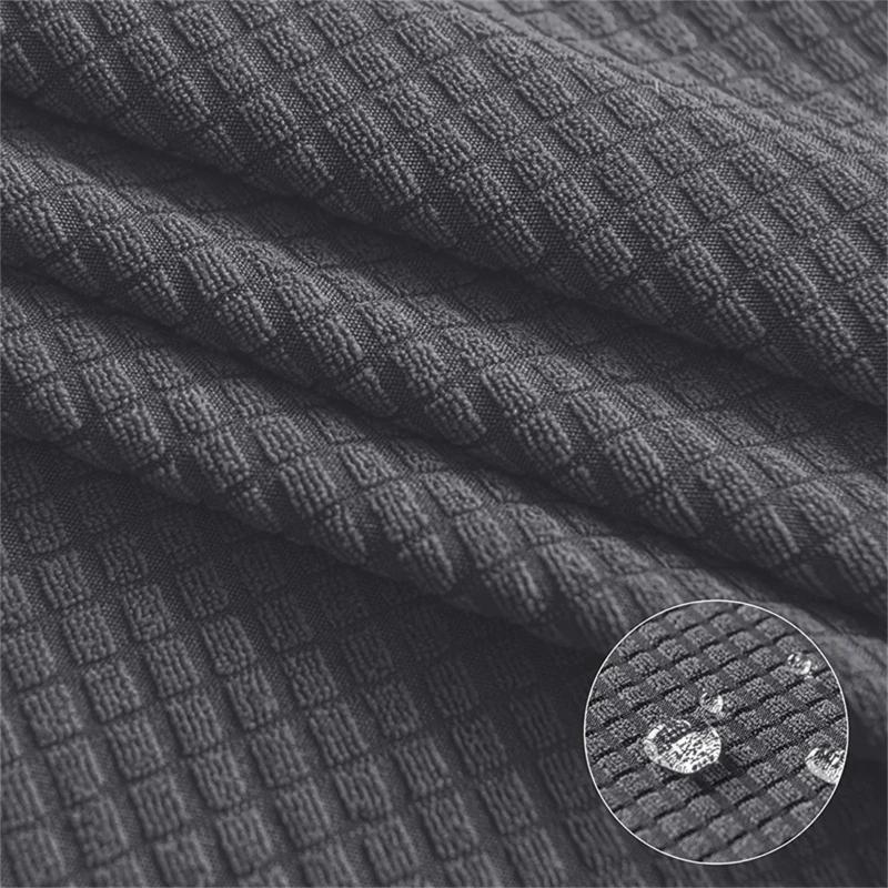 Jacquard Solid Color Sofa Bed Cover Elastic Water Repellent Couch Cushion Cover Non-slip All-inclusive Seat Slipcover for Home