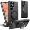 Per Samsung Galaxy S25 S24 S23 S22 Ultra Custodia in Pelle, [Compatibile con Magnetico] Cavalletto Integrato Copertura Protettiva Antiurto