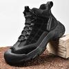 Comfortable Men's Sneakers Hiking Boots Casual Shoes Daily Walking Travel Shoes Fashionable Treking Footwear Lightweight Mesh Shoes