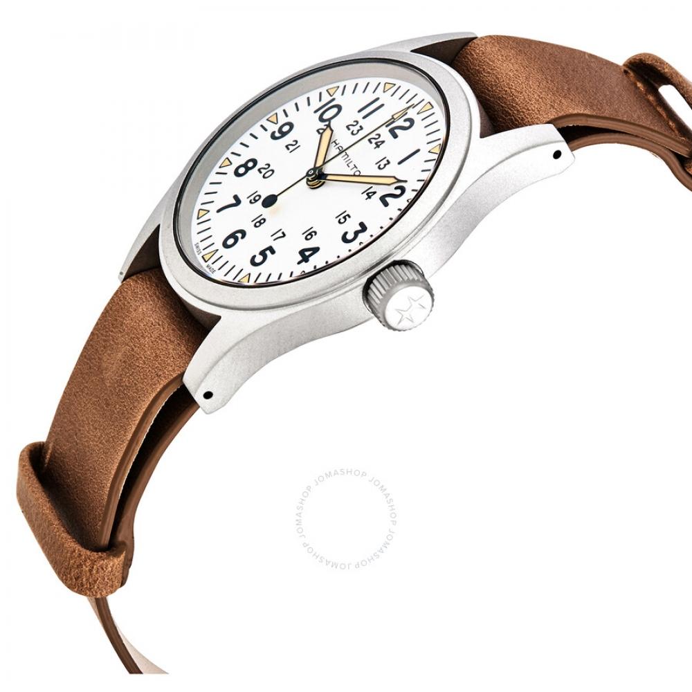 Hamilton Khaki Field Hand Wind White Dial Men S Watch H69439511