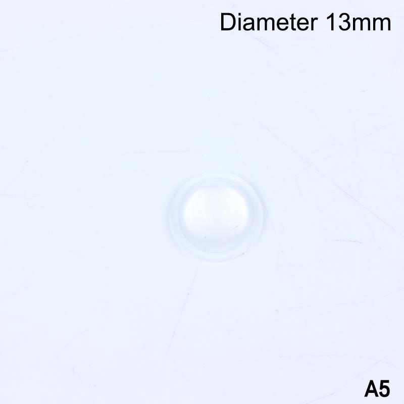 8-44 Mm Round Transparent Acrylic Plano-Convex Lens Flashlight Led Lens Focusing Torch Accessories Magnifying Glass Convex Lens
