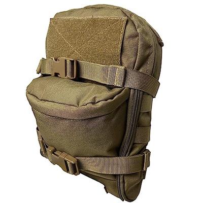 TWINFALCONS Wasserbeutel, Taktische Tasche, Trinkrucksack, Militärstil, 500D Nylon, Molle Wasserflaschentasche, Großer Stauraum, Mehrere Taschen, Mu