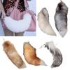 Animal Tail Key-Ring Furry Tails Chain Keychain Individualized Animal Keyring Gift Long Charm Keychain for Women Girl