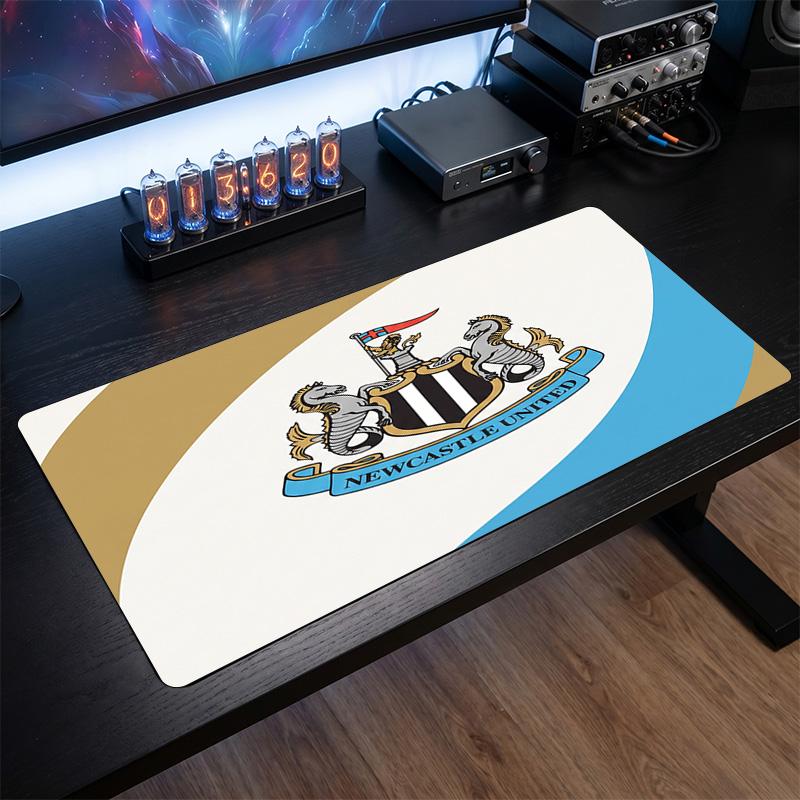 Newcastle United Fußball Druck Großes Mauspadd, Rutschfestes Erweitertes Gaming-Schreibtischmatte für Büro Zuhause