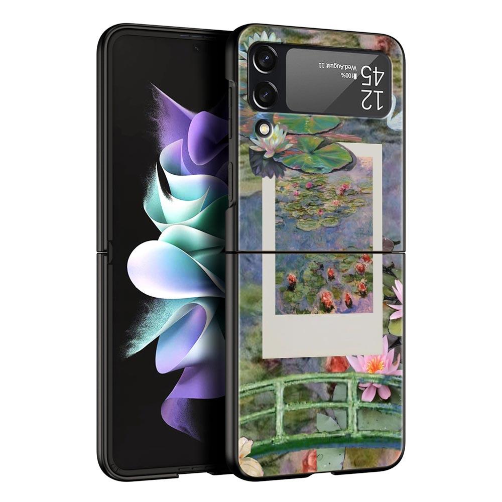 ART esthetische collage Venus Telefoonhoesje Voor Samsung Galaxy Z Flip3 Flip4 Flip5 Hoesje Shell Voor Z Flip 3 4 5 6 7 Harde Vouwbare Cover