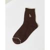 [26SS] [Gift Recommendation] Puppy Embroidery Mixed Pattern Mid-Length Socks 3-Piece Set HISS6E303W2
