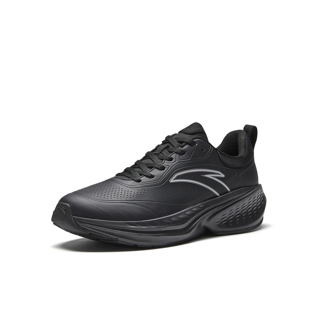 Anta Yuntu Fashion Running Shoes Men Sneakers Basic-Black Metallic-Titanium 112545519-7