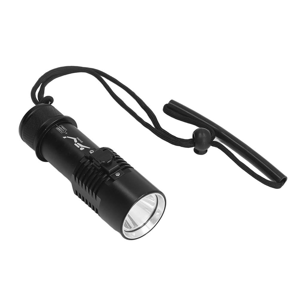 Dive Light 5000LM Magnetic Switch Diving Flashlight Portable Diving 100 Meters IPX8 Waterproof Dive Torch for Diving