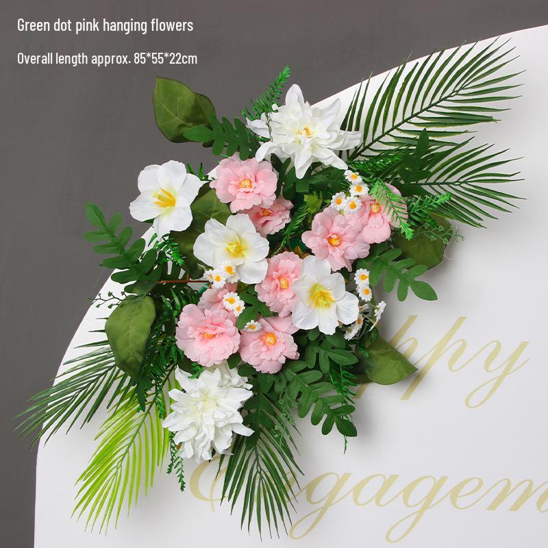 Mori Style Artificial Wedding Floral Aisle Decoration
