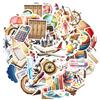 35pcs-100pcs Vintage Geography Stickers Educational History Teacher Reward Stickers DIY Stickers For DIY Phone Guitar Laptop