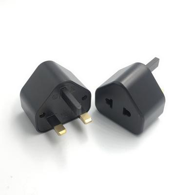 EU US 2 Pin auf UK 3 Pin Stecker AC Universal Adapter Reisekonverter Britischer G-Typ Standard-Eingangsstecker 5A Sicherung