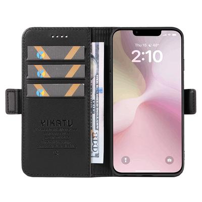 YIKATU YK-003 For iPhone 16e Case Leather Wallet Phone Cover Mobile Accessories Wholesale