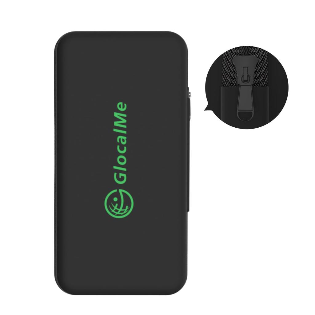 GlocalMe Travel Case GlocalMe Mobile Router U50 Case Storage Case Protective Case Easy To Carry Mesh Pocket Dirt Resistant Waterproof Shockproof