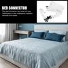 Twin Bed Mattress Connector Strap Premium PP Webbing Adjustable Buckle Strong Secure Hold Two Twin Mattresses Together Bed