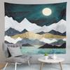 Karda Sunrise Mountain Print Pattern Tapestry Home Living Room Bedroom Wall Decor Backdrop Cloth Tapestry