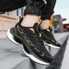 Women Reflective Outdoor Jogging Sneakers INS Chunky Sports Zapatillas Anti-Slip Unisex Footwear Men Rotary Buckle Running Shoes