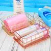 Gold Iron Fruit and Jewelry Storage Basket for Household Sundries