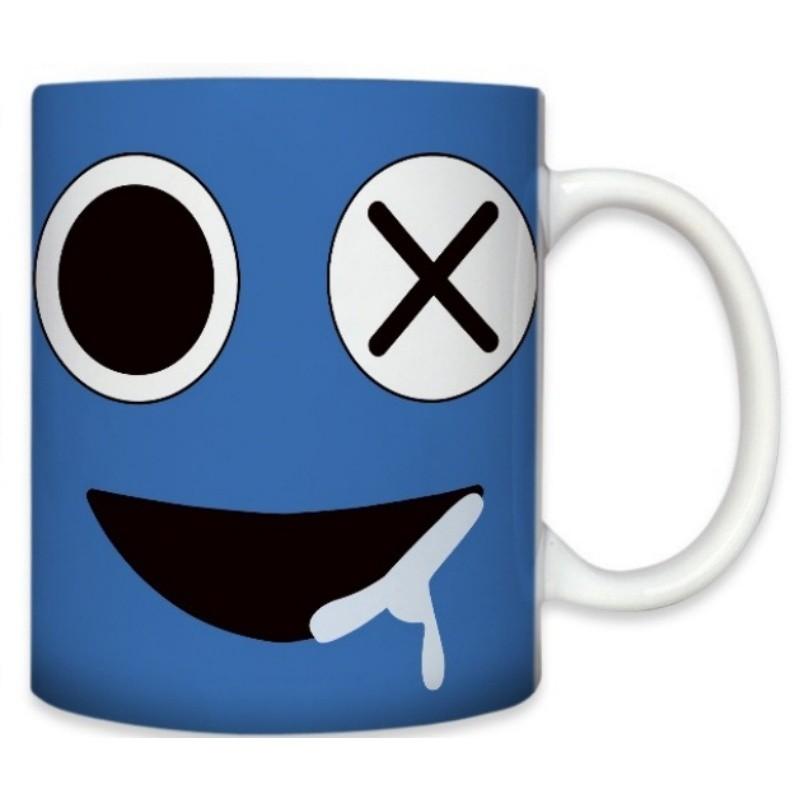 Керамическая кружка с принтом Аниме Мультяшный Роблокс Радужный Друг Чашка для Воды Чая 400ML