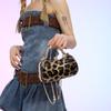 Internet-Berühmtheit Leopardenmuster kleine Tasche Damen 2025 neu Koreanische Version Mode Retro Umhängetasche ins Internet-Berühmtheit Messenger Dinner-Tasche