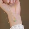 Bead Lucky Bag Rhinestones Women Inlaid Necklace Shining Pendant Adjustable Female Elegant Necklace Accessories