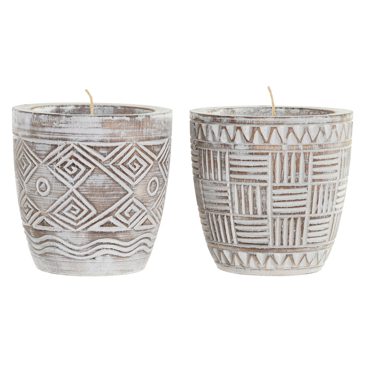 

Bougie DKD Home Decor Bois Cire (2 Unités)