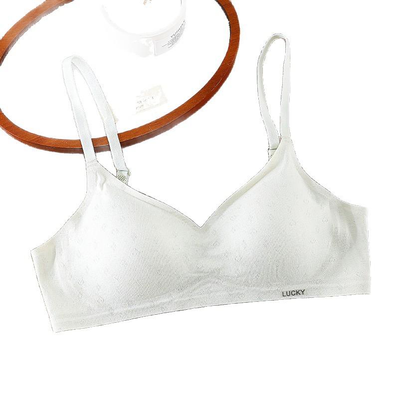 Less sporty, no steel rim, comfortable jelly glue jacquard, new bra for middle and high school students during development