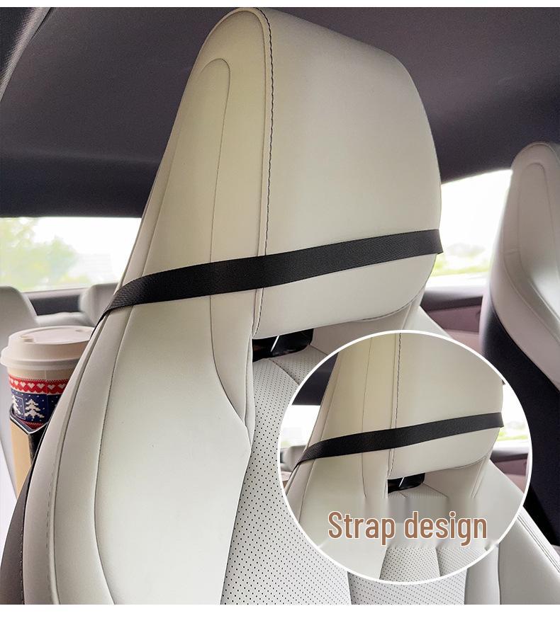 Aufbewahrungsbox für die Rücksitzlehne mit Taschentuchhalter & Getränkehalter - Multifunktionaler Organizer