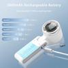Portable Turbo Fan Mini Hanging Neck Fan USB Rechargeable Handheld Fan 3600mAh Foldable Mini Neck Fan Portable Small Turbo Fan