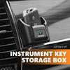 AAABR1 For Skoda Car Interior Key Remote Control Storage Box Organizer Sticker Holder Kamiq MK3 Roomster Rapid Kodiaq Karoq Fabia Enyaq