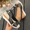 Fashion The 2025 Summer New Fashion and Casual Large-sized Lightweight and Durable One-shoulder Buckle-toe Sandals