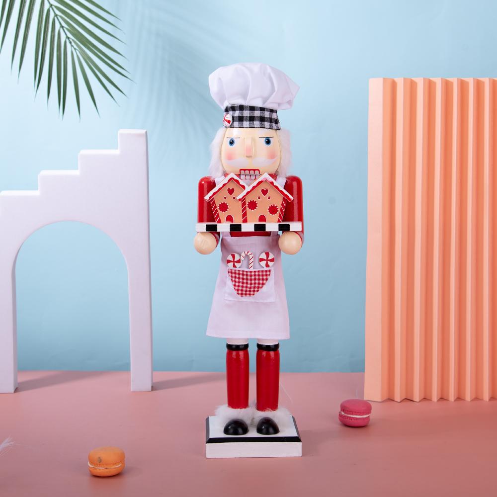 Christmas Candy House-Style Nutcracker Figurine