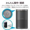 ELECOM Speakerphone for USB Noise Echo Auto Gain Omnidirectional Black Conferences, Connection, Reduction, Canceller, Control, Microphone, HS-SP02BK