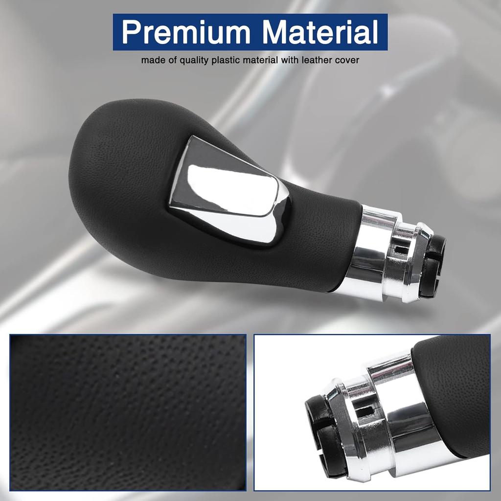 Gear Shifter Knob Compatible With Buick Verano 2012-2017 Car Gear Shifter Replacement -Black