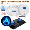 Digital CO Alarm Audible and Visual Alarm Battery Powered Warning Alarm Sensor Portable CO Detector for Home Warehouse