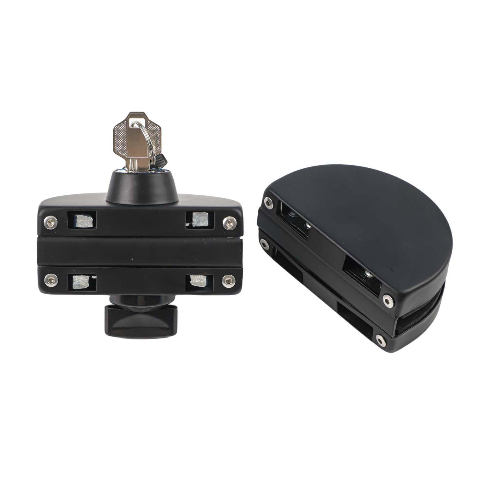 

Замок для скляних дверей, сумісний з подвійними розпашними або розсувними конструкціями. Виготовлений з довговічної нержавіючої сталі. China Mainland