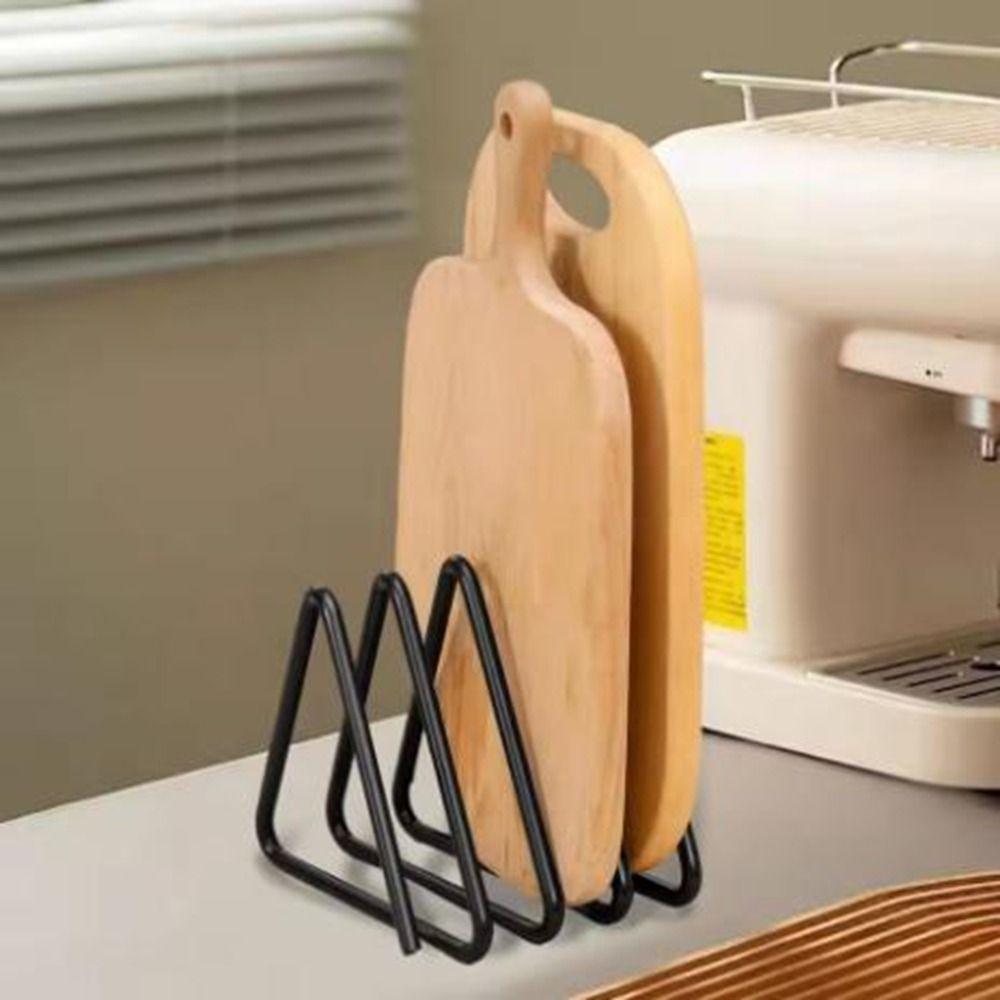 Anti-rust Cooking Pallet Triangle Rack Wear-resistant Triangle Frying Pan Rack  Dorm
