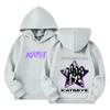 Kids Long Sleeve Letter Print Pullover Hoodie Loose Fit Casual Sweatshirt for Boys and Girls