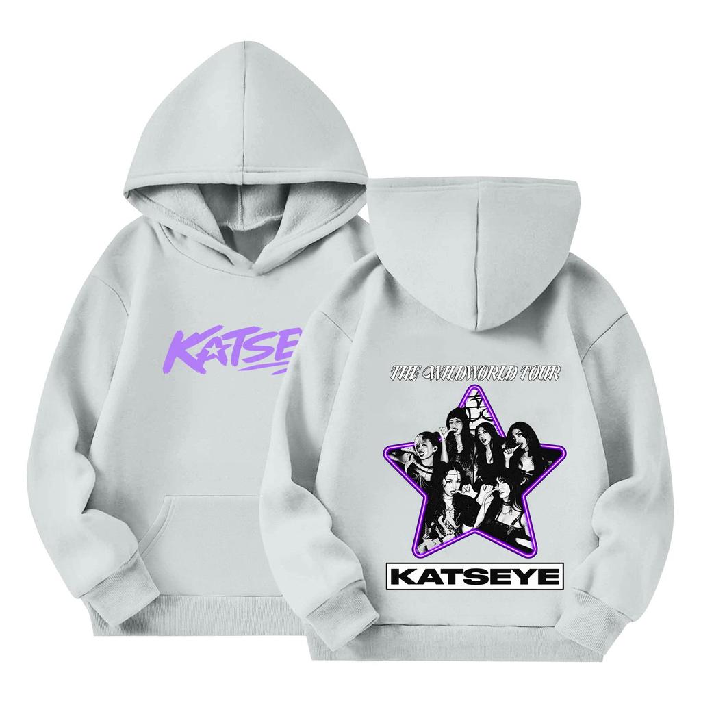 Kids Long Sleeve Letter Print Pullover Hoodie Loose Fit Casual Sweatshirt for Boys and Girls