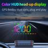 Universal Car Head Up Display HUD GPS Digital Speedometer Windshield Projector  Car Digital