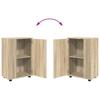 Wall Mounted TV Cabinet Set 4 Pcs Sonoma Oak Engineered Wood