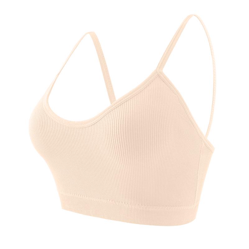 Reggiseno Sportivo Taglie Forti da Donna - Stile Canotta, Design Schiena Bella, Spalline Sottili, Indossabile all'Aperto