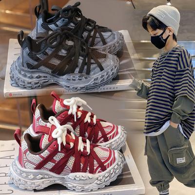 Children's Sports Shoes, Boys' Shoes, Summer Style Breathable Running Dad Shoes