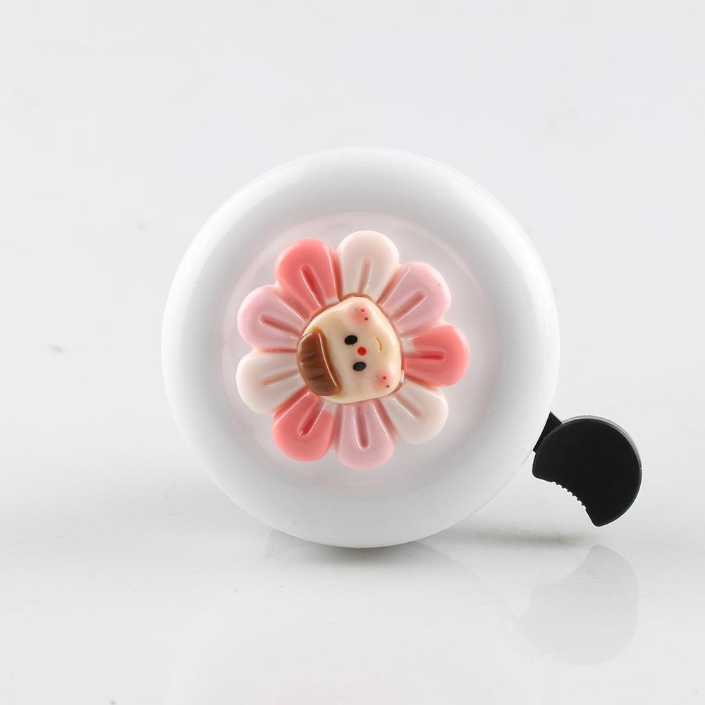 Kreslená Květinová Dekorace Univerzální Hlasitý Zvon na Kolo pro Horská Nákladní Kola Děti Bezpečnostní Alarm na Kolo Příslušenství na Kolo Zvon