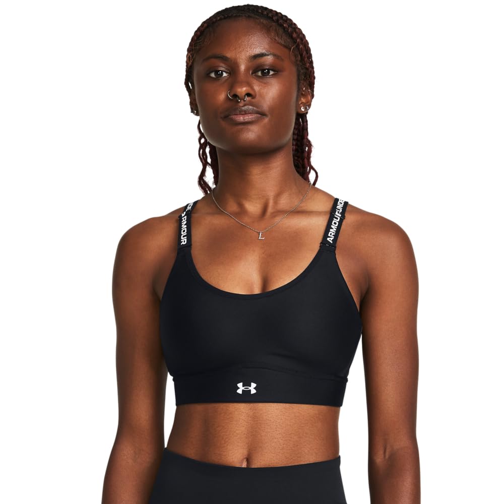 

UA Infinity Mid Bra Black White S [Under Armor] / / A-C