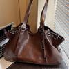 Niche Design Portable Tote Bag Women'S New Trendy Commuter Large-Capacity Bag High-End Shoulder Armpit Bag
