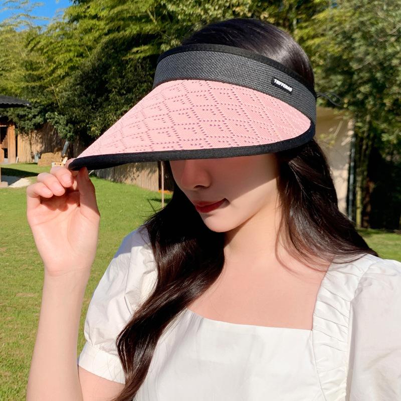 Hat Female Hairpin Type Sunscreen Empty Top Sun Hat Summer Outdoor Sun Hat